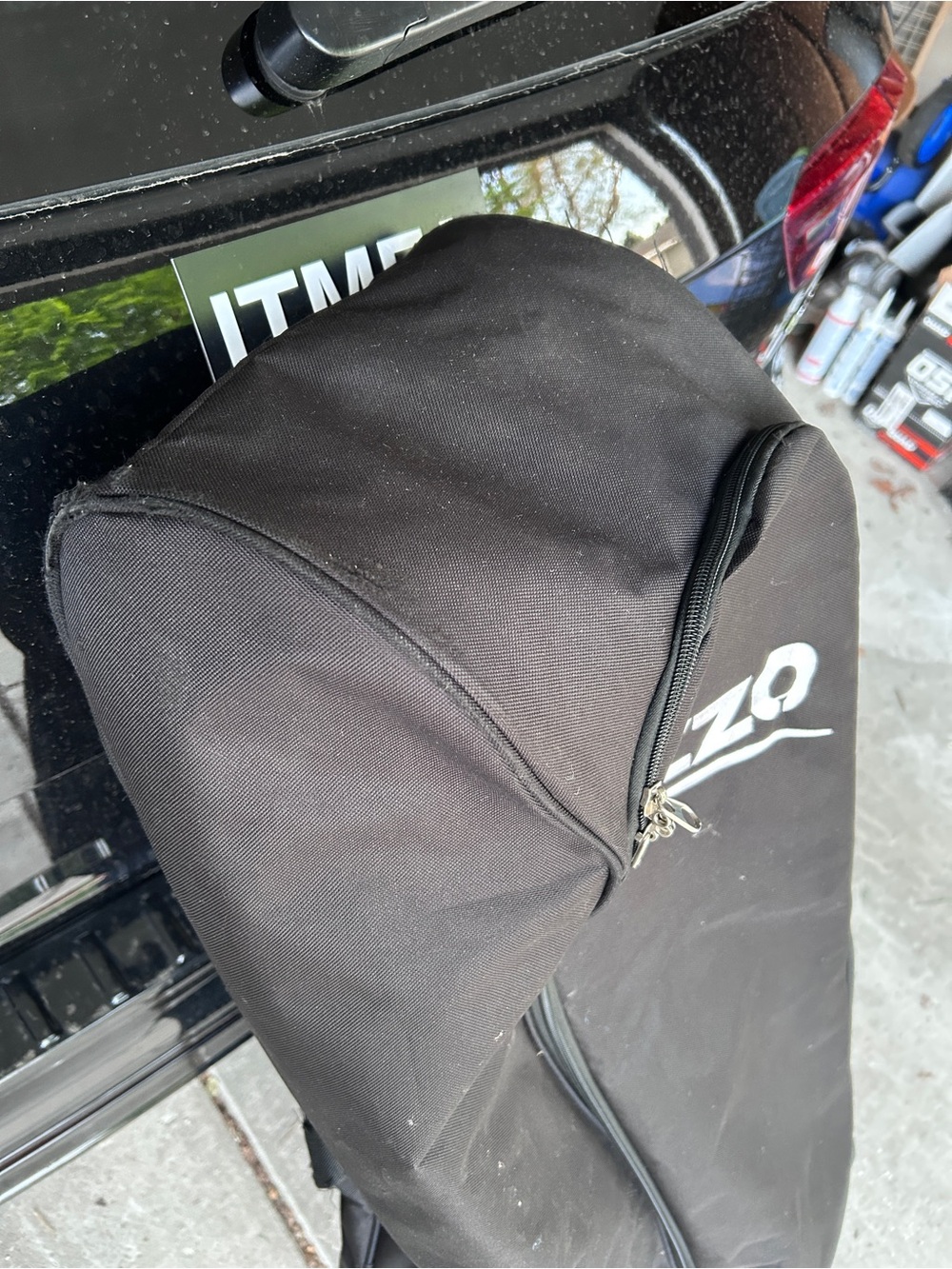 IZZO Black Golf Travel Bag / Club Headcover Carry Case - Picture 3 of 7